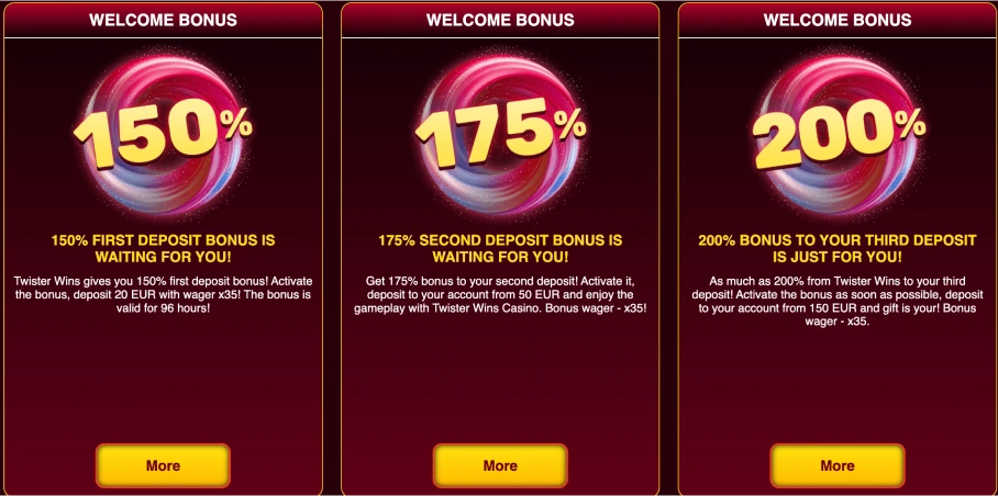 Twister Wins Casino